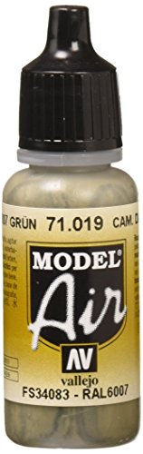 Vallejo Model Air Acrylfarbe, 17 ml Camouflage Dark Green von Vallejo