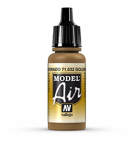 Vallejo Model Air Acrylfarbe, 17 ml golden brown von Vallejo