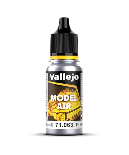 Vallejo Model Air Acrylfarbe, 17 ml metallic silver von Vallejo