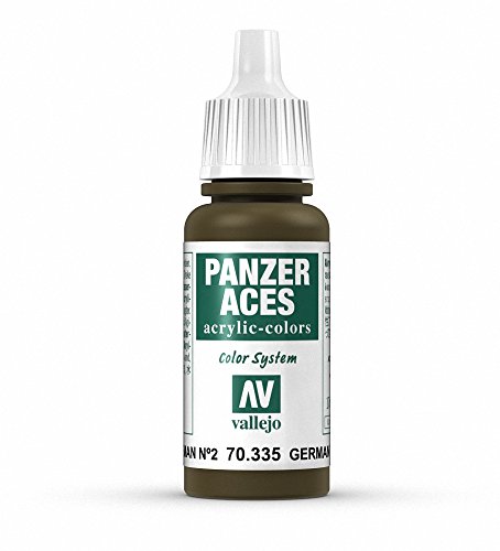 Vallejo Panzer Aces Acrylfarbe, 17 ml German Tank Crew Ii Feldgrau von Vallejo