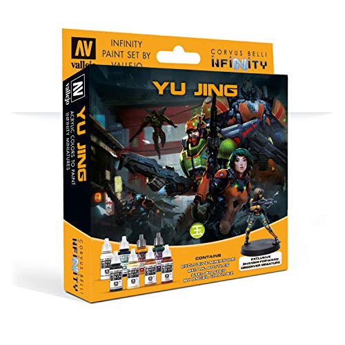 Vallejo VAL70235 Yu Jing, mit Figur, 17 ml (8er Pack) von Vallejo