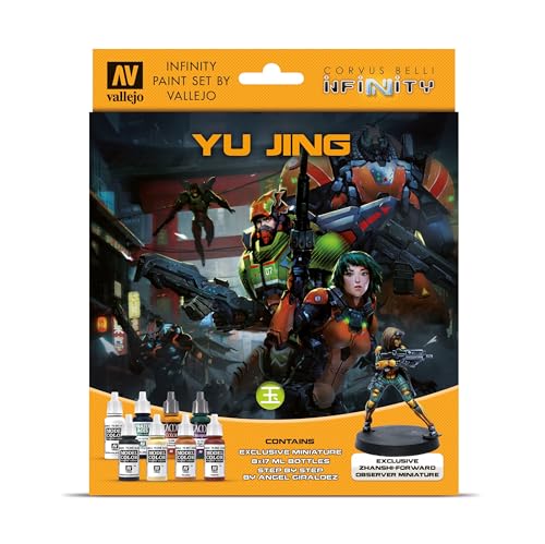 Vallejo VAL70235 Yu Jing, mit Figur, 17 ml (8er Pack) von Vallejo