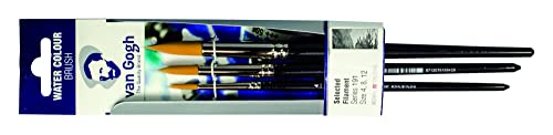 Van Gogh Aquarell-Pinsel-Set, rund, Nr. 12, Nr. 4 von Van Gogh