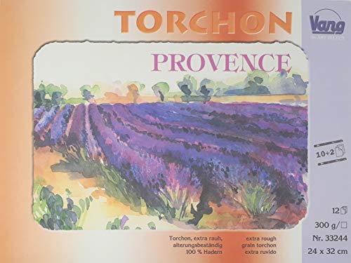 Aquarellblock Provence 300 g/m² 24 x 32 cm von Vang