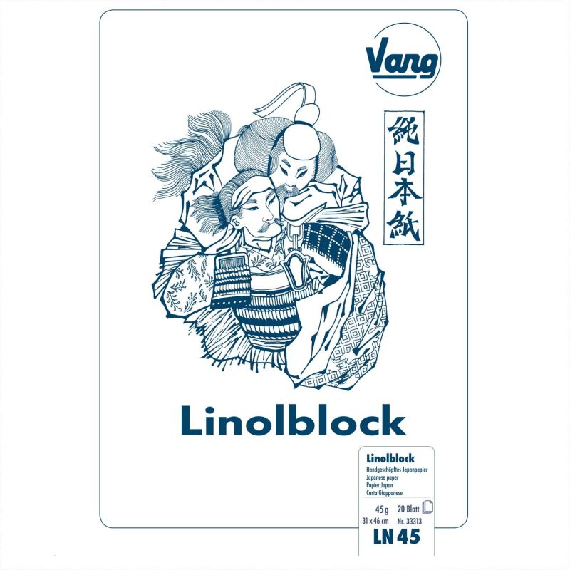 Linolblock Japanpapier von Vang