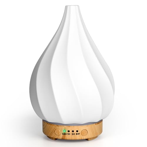 Vankarr Aroma Diffuser für ätherische öle 100ml Ultraschall Luftbefeuchter Duftöl Duftlampen Aromatherapie Diffusor für Yoga Büro Schlafzimmer von Vankarr