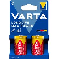 2 VARTA Batterien LONGLIFE Max Power Baby C 1,5 V von Varta