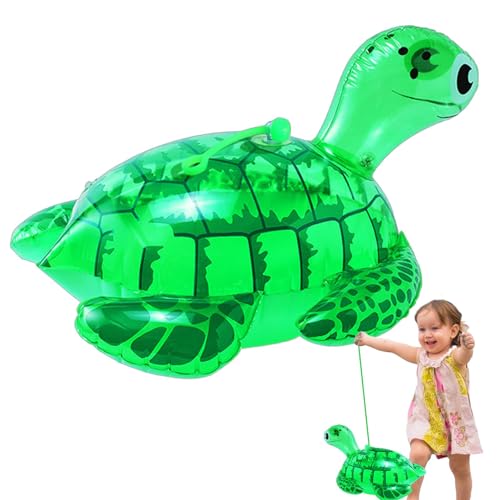 Vbnuyhim Frosch Spielzeug für Schildkröte Aufblasbare Schildkröte Großer Leuchtender Frosch Cartoon Dschungel Tier Spielzeug Lustige Partygeschenke für Form Dekorationen von Vbnuyhim