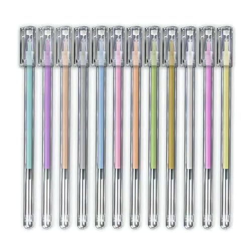 9/12 Farben Textmarker, fluoreszierende Textmarker, Marker, Linierstift für Scrapbooking, Journaling, Notizen von Vdaxvme