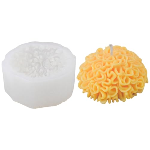 Chrysanthemen Kerzenformen Blume Silikonform Gipsformen Epoxidharz Formen Duftkerzenformen Seife Backformen von Vdaxvme