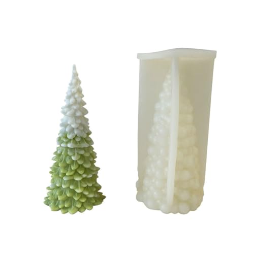 DIY Desktop Ornament Epoxidharz Form Weihnachtsbaum Aromatherapie Kerze Form Exquisite Silikonharzform von Vdaxvme