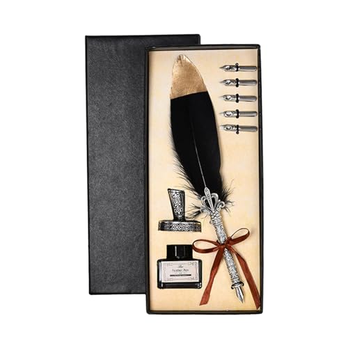 Filigraner Stiel, Schreibstift, Kugelschreiber, Geburtstagsset, Stift, Vintage, Dip-Stift-Set von Vdaxvme