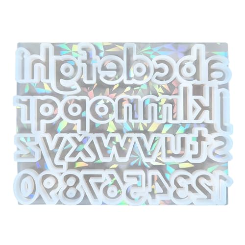 Modische Alphabet-Bastelbedarf, Formen, tragbares Zubehör für stabiles Epoxidharz, personalisierbares Bastelzubehör von Vdaxvme