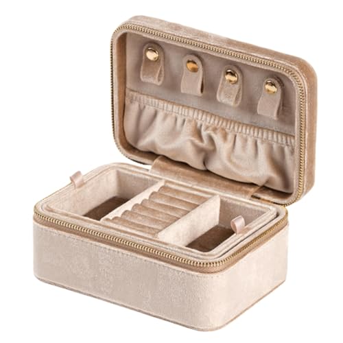 Vdaxvme Stilvolle Schmuck-Organizer, Halsketten-Aufbewahrungsbox, elegante Schmuckverpackung von Vdaxvme