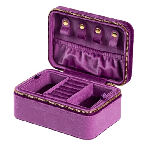 Vdaxvme Stilvolle Schmuck-Organizer, Halsketten-Aufbewahrungsbox, elegante Schmuckverpackung von Vdaxvme