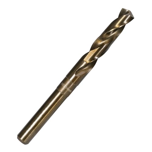 Vearter 14mm Spiralbohrer, HSS M2 Bohrer für Metall mit 12,7 mm Reduziertem Schaft, Schnellwechsel Metallbohrer für edelstahl Stahl, Kupfer, Aluminium, Zinklegierung, Holz und Kunststoff von Vearter