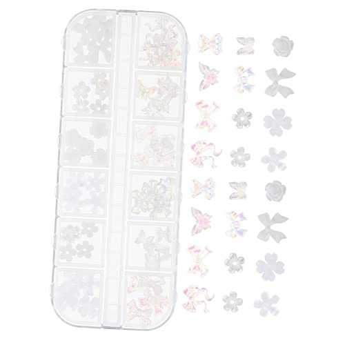 Veemoon 1 Karton Teiliges Nail Art DIY mit Blumen und Schimmernden Charms Kreative Maniküre Zubehör für Mädchen Einfach Anzuwenden für Zuhause und Veemoon 1 Karton Teiliges Nail Art DIY mit Blumen und Schimmernden Charms Kreative Maniküre Zubehör für Mädchen Einfach Anzuwenden für Zuhause und von Veemoon