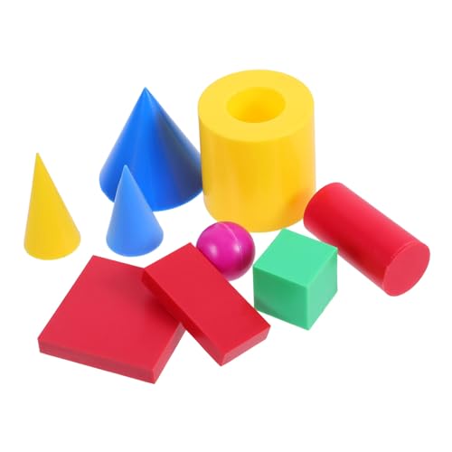 Veemoon 1 Satz Satz Geometrisches Modell Oberflächenlehrwerkzeuge Zylinderkegelunterrichtswerkzeuge geometrische Formen Silod Geometrische 3D-Körper Geometrie-Kit Plastik Veemoon 1 Satz Satz Geometrisches Modell Oberflächenlehrwerkzeuge Zylinderkegelunterrichtswerkzeuge geometrische Formen Silod Geometrische 3D-Körper Geometrie-Kit Plastik von Veemoon