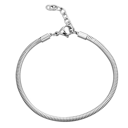 Veemoon 1 Satz Schlangenknochenarmband Schlangenkette Kabel zierlich rostfrei Gold Silber schmuck Schlangenarmband Bettelarmbänder für Mädchen Kettenarmband Metall Silver Veemoon 1 Satz Schlangenknochenarmband Schlangenkette Kabel zierlich rostfrei Gold Silber schmuck Schlangenarmband Bettelarmbänder für Mädchen Kettenarmband Metall Silver von Veemoon