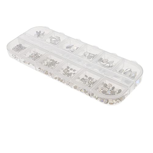 Veemoon 1 Schachtel Delikate Flache Nageldiamanten Spezielle Form Glitzernde Nail Art Dekoration DIY Maniküre Schmucksteine für Damen Vielseitige Anwendung für Professionelle und Private Veemoon 1 Schachtel Delikate Flache Nageldiamanten Spezielle Form Glitzernde Nail Art Dekoration DIY Maniküre Schmucksteine für Damen Vielseitige Anwendung für Professionelle und Private von Veemoon