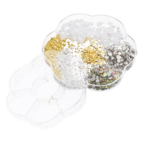 Veemoon 1 Schachtel Fächer Nagelkunst Perlen Nail Charms Maniküre Dekorationen für Damen DIY Nagelverzierung mit Eleganten Perlen Vielseitig für Alltag und Besondere Anlässe Veemoon 1 Schachtel Fächer Nagelkunst Perlen Nail Charms Maniküre Dekorationen für Damen DIY Nagelverzierung mit Eleganten Perlen Vielseitig für Alltag und Besondere Anlässe von Veemoon