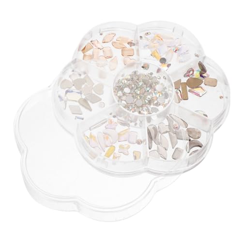 Veemoon 1 Schachtel Unregelmäßige Nagelstrasssteine Fächer Box mit Irisierenden Nail Jewels für Gelnägel Bunte Nageldekoration Vielseitige Nail Charms für Frauen DIY Zubehör Veemoon 1 Schachtel Unregelmäßige Nagelstrasssteine Fächer Box mit Irisierenden Nail Jewels für Gelnägel Bunte Nageldekoration Vielseitige Nail Charms für Frauen DIY Zubehör von Veemoon