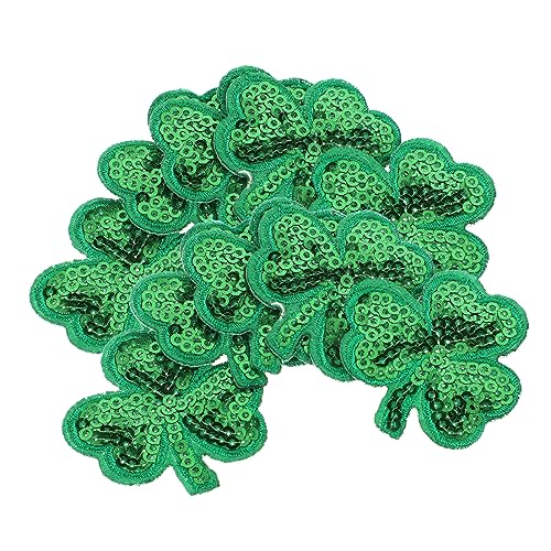 Veemoon 1 Set Mit 20 Stück Selbstklebenden Flicken Reparaturflicken Kleidungsaufkleber Hutdekorationen Flicken Glitzer Kleeblatt Flicken Pailletten Stickerei Applikationen Veemoon 1 Set Mit 20 Stück Selbstklebenden Flicken Reparaturflicken Kleidungsaufkleber Hutdekorationen Flicken Glitzer Kleeblatt Flicken Pailletten Stickerei Applikationen von Veemoon