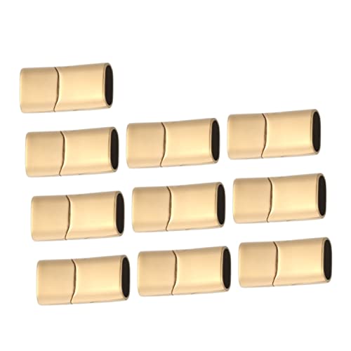 Veemoon 10 Stück 316 Edelstahl Magnetschnalle Flache Armbandverschlüsse Damen Schmuck Armbänder Magnetverschluss Armbandverschluss Verschluss Konverter Kordelende Magnetverschluss Golden Veemoon 10 Stück 316 Edelstahl Magnetschnalle Flache Armbandverschlüsse Damen Schmuck Armbänder Magnetverschluss Armbandverschluss Verschluss Konverter Kordelende Magnetverschluss Golden von Veemoon