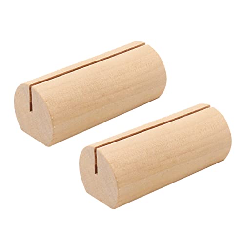 Veemoon 10 Stück Holz Tischkartenhalter - Elegante Kartenhalter Aus Holz Für Hochzeiten - Geburtstagsfeiern Und Partys Perfekt Als Postkartenhalter Oder Memo Clip Für Kreative Dekoration von Veemoon