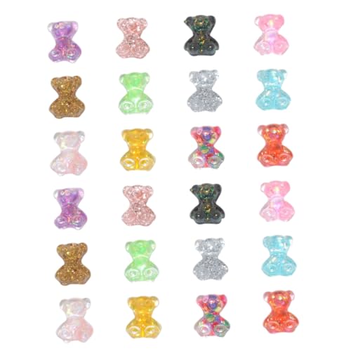 Veemoon 100 Stück Teiliges Cartoon Bär Nageldekor Bunte Maniküre Nail Art Sticker für Natürliche und Künstliche Nägel DIY Nail Decor Zubehör Veemoon 100 Stück Teiliges Cartoon Bär Nageldekor Bunte Maniküre Nail Art Sticker für Natürliche und Künstliche Nägel DIY Nail Decor Zubehör von Veemoon