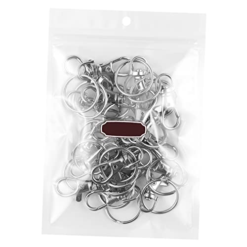 Veemoon 100Stücke Abnehmbare Karabiner Schlüsselanhänger Umweltfreundlicher Legierung für Schlüsselringe Charms und Bastelprojekte Veemoon 100Stücke Abnehmbare Karabiner Schlüsselanhänger Umweltfreundlicher Legierung für Schlüsselringe Charms und Bastelprojekte von Veemoon