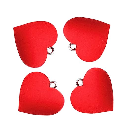 Veemoon 10Stücke Rote Herz Ohrhänger Anhänger Schmuckzubehör für DIY Schmuckherstellung Vielseitig Einsetzbar für Ohrringe Halsketten und Armbänder Langlebig und Kreativ Veemoon 10Stücke Rote Herz Ohrhänger Anhänger Schmuckzubehör für DIY Schmuckherstellung Vielseitig Einsetzbar für Ohrringe Halsketten und Armbänder Langlebig und Kreativ von Veemoon