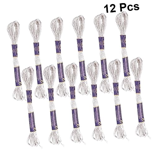 Veemoon 12 Stücke 8 12 Metallkabel für buntes Stickgarn silbrig Stoff Fäden Nähenvorräte Handarbeitszubehör dicker Stickfaden Fadenstickerei Stickgarn metallisch Silver Veemoon 12 Stücke 8 12 Metallkabel für buntes Stickgarn silbrig Stoff Fäden Nähenvorräte Handarbeitszubehör dicker Stickfaden Fadenstickerei Stickgarn metallisch Silver von Veemoon