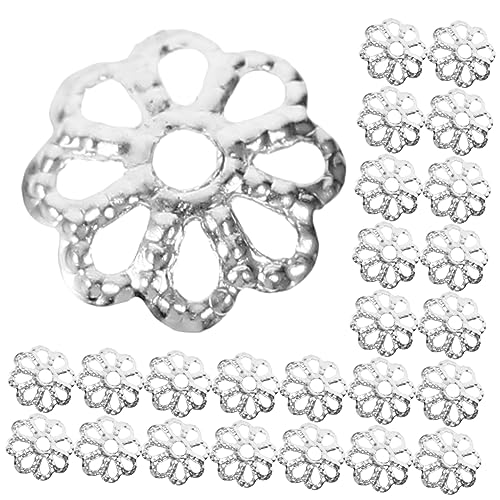 Veemoon 1200Stücke Perlenkappen Blumenform DIY Schmuckteile für Armbänder Halsketten Perlenendkappen für Bastelprojekte Zubehör Veemoon 1200Stücke Perlenkappen Blumenform DIY Schmuckteile für Armbänder Halsketten Perlenendkappen für Bastelprojekte Zubehör von Veemoon