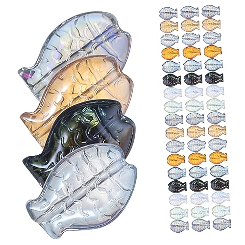 Veemoon 150Stücke Kleine Fischglasperlen Für DIY Schmuckherstellung Halskettenperlen Und Armbandperlen Für Bastelprojekte Und Persönliche Veemoon 150Stücke Kleine Fischglasperlen Für DIY Schmuckherstellung Halskettenperlen Und Armbandperlen Für Bastelprojekte Und Persönliche von Veemoon