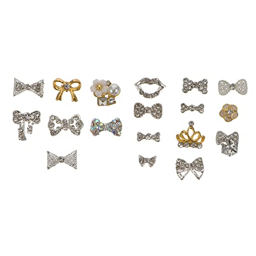 Veemoon 18 Stück Teiliges Nagelkunst Dekorationsset mit Handgefertigten Nagelstuds aus Metall für DIY Manikuren Schmuck für Feste Hochzeiten und Kreative Projekte Veemoon 18 Stück Teiliges Nagelkunst Dekorationsset mit Handgefertigten Nagelstuds aus Metall für DIY Manikuren Schmuck für Feste Hochzeiten und Kreative Projekte von Veemoon