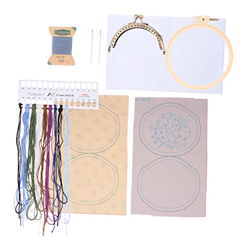 Veemoon 1Satz DIY Bestickte Geldbörse Handgefertigtes Stickerei Kit mit Exquisiten Mustern für Perfektes für DIY Veemoon 1Satz DIY Bestickte Geldbörse Handgefertigtes Stickerei Kit mit Exquisiten Mustern für Perfektes für DIY von Veemoon
