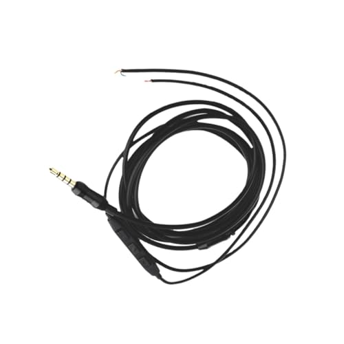 Veemoon 1Stk Halbfertiges Kopfhörerkabel headphone cable kopfhörerkabel Anpassung Halbzeug von Veemoon