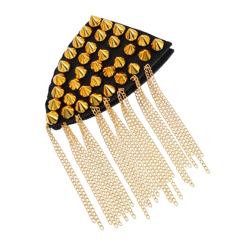 Veemoon 1Stück Epaulette mit Quaste Hochwertigem Material Abnehmbar und Vielseitig für Blazer Jacken für Partys und Zeremonien Goldene Farbgebung Veemoon 1Stück Epaulette mit Quaste Hochwertigem Material Abnehmbar und Vielseitig für Blazer Jacken für Partys und Zeremonien Goldene Farbgebung von Veemoon