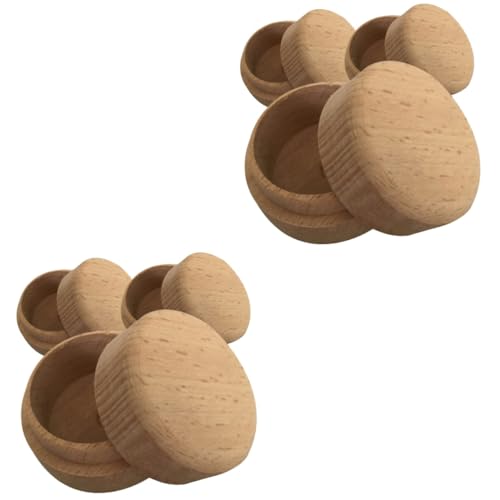 Veemoon 2 Sätze Schmuckschatulle Aus Holz Behälter Mit Deckel Container Schmuck Organizer Hochzeit Ringe Aufbewahrung Ring Holder Für Schmuck Natürliches Holz 3 Stück * 2 Veemoon 2 Sätze Schmuckschatulle Aus Holz Behälter Mit Deckel Container Schmuck Organizer Hochzeit Ringe Aufbewahrung Ring Holder Für Schmuck Natürliches Holz 3 Stück * 2 von Veemoon