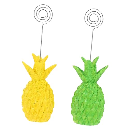 Veemoon 2 Stück Ananas -Klebernoten Clip Cartoon-Notizhalter Ananas-Fotoclip Inhaber Tischplatte Hochzeit tischdeckenklammern Bildkartenhalter Ananas-Clip Fotohalter Harz Veemoon 2 Stück Ananas -Klebernoten Clip Cartoon-Notizhalter Ananas-Fotoclip Inhaber Tischplatte Hochzeit tischdeckenklammern Bildkartenhalter Ananas-Clip Fotohalter Harz von Veemoon