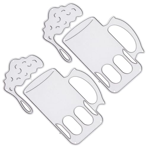 Veemoon 2 Teiliges Messerformen Set Geformte Bierbecher Stanzform Festival Stanzformen Stanzformen DIY Scrapbook Stanzformen DIY Bastelschablone Bastel Stanzform Silber Veemoon 2 Teiliges Messerformen Set Geformte Bierbecher Stanzform Festival Stanzformen Stanzformen DIY Scrapbook Stanzformen DIY Bastelschablone Bastel Stanzform Silber von Veemoon