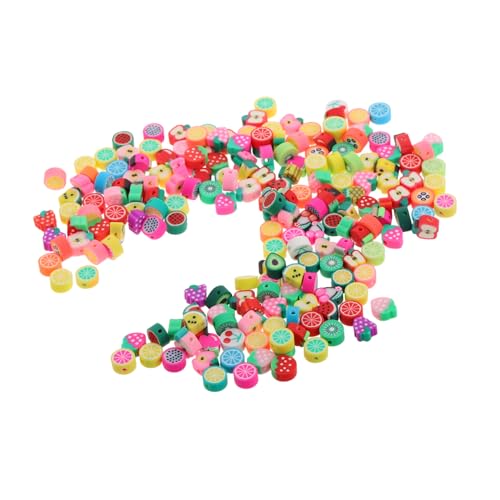 Veemoon 200 Stück Obst Weiche Keramikscheiben Frucht-ton-perlen Diy Armbänder Perlen Armband-kit Aus Ton Distanzperlen Aus Ton Fruchtscheiben Bezaubern Schmuckset Aus Polymer-ton Veemoon 200 Stück Obst Weiche Keramikscheiben Frucht-ton-perlen Diy Armbänder Perlen Armband-kit Aus Ton Distanzperlen Aus Ton Fruchtscheiben Bezaubern Schmuckset Aus Polymer-ton von Veemoon
