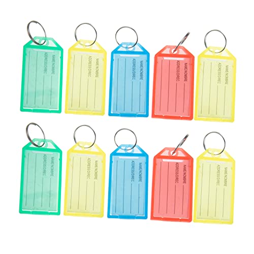 Veemoon 25 Stück Kennzeichen Der Schlüsselbeine Kofferanhänger Schlüsselanhänger Zum Selbermachen Bezeichner Name Schild Zubehör Klein Schlüsselringe Mit Colorful Plastik Veemoon 25 Stück Kennzeichen Der Schlüsselbeine Kofferanhänger Schlüsselanhänger Zum Selbermachen Bezeichner Name Schild Zubehör Klein Schlüsselringe Mit Colorful Plastik von Veemoon