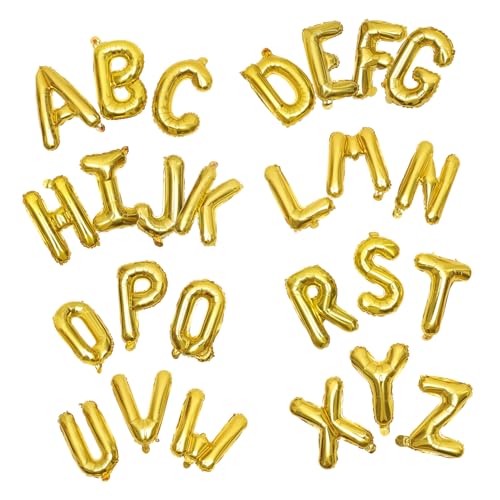 Veemoon 26 Stück Alphabet Luftballons Set - 16 Zoll Buchstaben A-Z Für Hochzeiten Geburtstagsfeiern Und Individuelle Dekorationen Perfekt Für Jedes Event von Veemoon