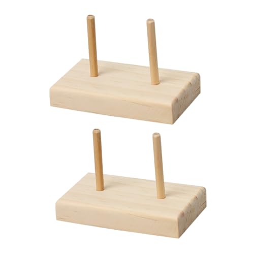 Veemoon 2Stücke Holz Nähfadenorganisator Praktischer Stand für Stickgarn DIY Zubehör Einfach zu Bedienen für Projekte und Effiziente Aufbewahrung Veemoon 2Stücke Holz Nähfadenorganisator Praktischer Stand für Stickgarn DIY Zubehör Einfach zu Bedienen für Projekte und Effiziente Aufbewahrung von Veemoon