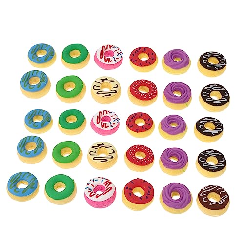 Veemoon 30Stücke Radiergummis Teilig Donut Radierer für Charmante Formen und Lebendige Schule und für Sammlung und Lernspielzeug Veemoon 30Stücke Radiergummis Teilig Donut Radierer für Charmante Formen und Lebendige Schule und für Sammlung und Lernspielzeug von Veemoon