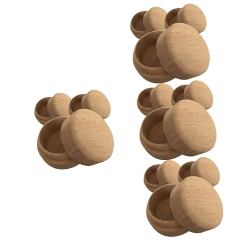 Veemoon 4 Sätze Schmuckschatulle Aus Holz Schmuck Organizer Behälter Mit Deckel Container Runden Ring Holder Für Schmuck Ohrringe Aufbewahrung Natürliches Holz 3 Stück * 4 Veemoon 4 Sätze Schmuckschatulle Aus Holz Schmuck Organizer Behälter Mit Deckel Container Runden Ring Holder Für Schmuck Ohrringe Aufbewahrung Natürliches Holz 3 Stück * 4 von Veemoon