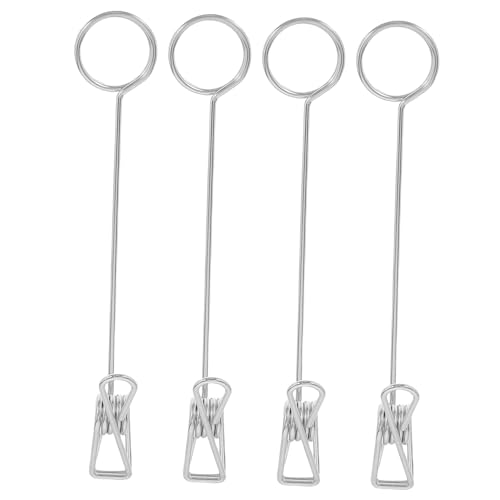 Veemoon 4 Stück Doppelköpfige Kartenhalter Halteklammer Schilderhalter Restaurant Tischnummernhalter Klemme Schilderhalter Clip Fotohalter Bildhalter Clips Eisen Silber Veemoon 4 Stück Doppelköpfige Kartenhalter Halteklammer Schilderhalter Restaurant Tischnummernhalter Klemme Schilderhalter Clip Fotohalter Bildhalter Clips Eisen Silber von Veemoon
