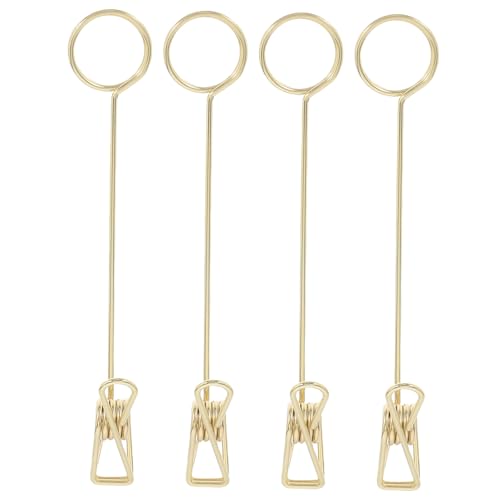 Veemoon 4 Stück Doppelköpfiger Kartenhalter Doppelköpfiger Memo Clip Tischnummernständer Fotohalter Für Tische Tischnummernhalter Metallclip Fotohalter Clip Goldenes Eisen Veemoon 4 Stück Doppelköpfiger Kartenhalter Doppelköpfiger Memo Clip Tischnummernständer Fotohalter Für Tische Tischnummernhalter Metallclip Fotohalter Clip Goldenes Eisen von Veemoon